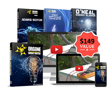 Orgone Energy Motor Complete Package — Best Value bundle with 3 free bonus guides, 60-Day Money-Back Guarantee